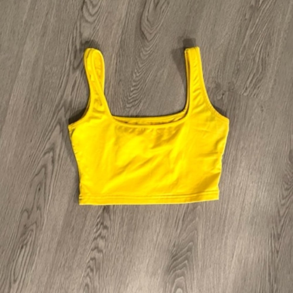 Yellow Crop Top